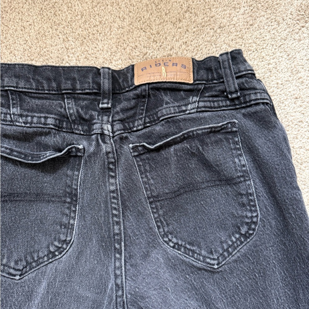 Riders by Lee Women's Black Straight Leg Jeans